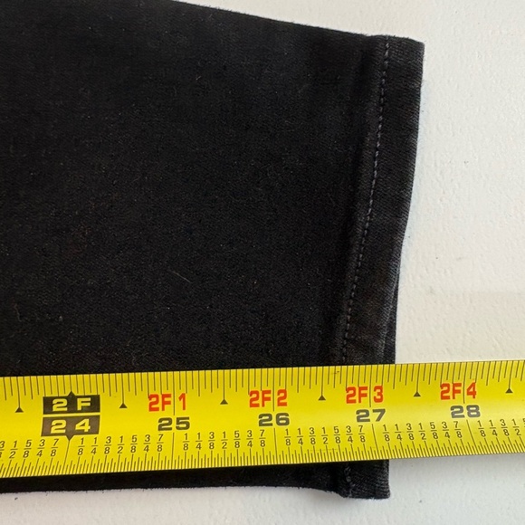 PAIGE Hoxton Wax Coated Ankle Black Jeans Size 27 EUC! 0395 - Picture 8 of 13